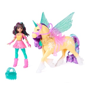 UNICORN ACADEMY SET MAGIA ARIPILOR CU PAPUSA AVA SI UNICORNUL LEAF CU ACCESORII - Img 4