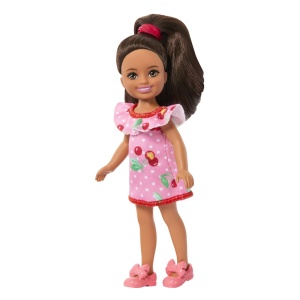 BARBIE PAPUSA CHELSEA BLONDA CU ROCHITA ROZ CU BULINE - Img 4