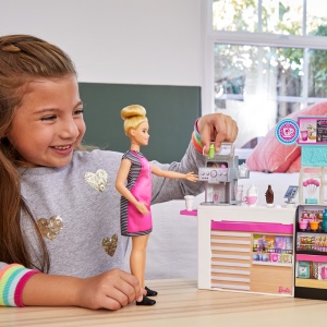 BARBIE SET CAFENEA CU 20 DE ACCESORII - Img 3