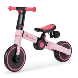 BICICLETA DE ECHILIBRU / TRICICLETA KINDERKRAFT 4TRIKE, CANDY PINK - Img 8