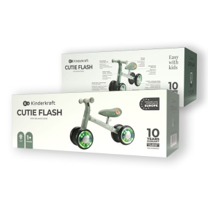 BICICLETA ECHILIBRU CUTIE FLASH, GREEN