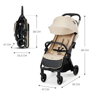 CARUCIOR SPORT KINDERKRAFT APINO, 0-22 KG, DUNE BEIGE - Img 9