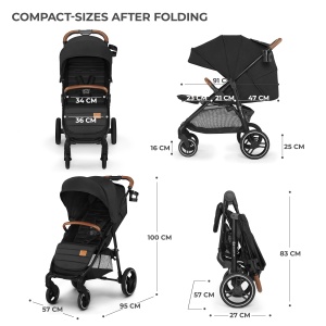 CARUCIOR SPORT KINDERKRAFT GRANDE PLUS, BLACK - Img 6