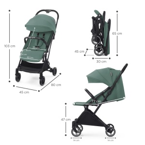 CARUCIOR SPORT KINDERKRAFT INDY2, SEA GREEN - Img 8