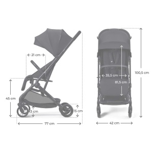 CARUCIOR SPORT KINDERKRAFT INDY3, COAL BLACK - Img 6
