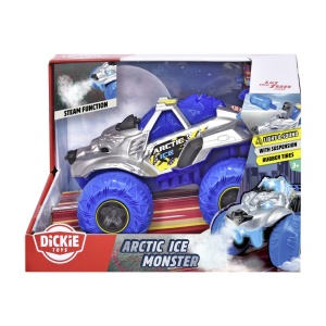 DICKIE MASINA DE TEREN ARCTIC ICE MONSTER CU LUMINI SUNETE SUSPENSII SI FUNCTIE ABUR 25CM - Img 2