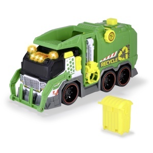 DICKIE TOYS CAMION DE RECICLARE CU LUMINI SI SUNETE 39CM - Img 3