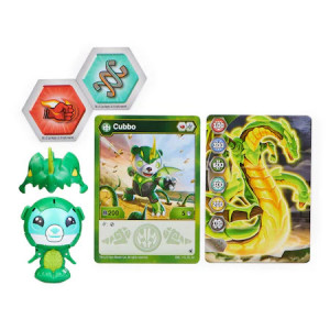 Figurina Bakugan Cubbo - Drag Verde - Img 2