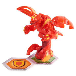Figurina Bakugan Evolutions, Dragonoid Evo, rosu - Img 4