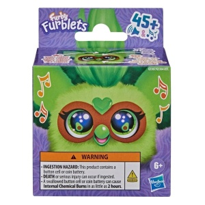 Figurina interactivă Furby Furblets Avo Kah Avocado, verde, 12.7x9.5x5.4cm - Img 2