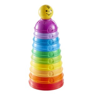 FISHER PRICE PIRAMIDA CUPELOR - Img 2
