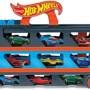 HOT WHEELS 2 IN 1 MEGA TRANSPORTATOR MASINI PISTA - Img 3