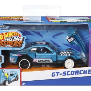 HOT WHEELS MASINUTA METALICA CU SISTEM PULL BACK GT SCORCHER SCARA 1:43