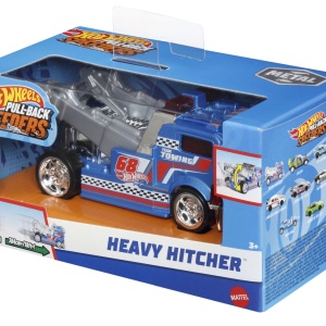 HOT WHEELS MASINUTA METALICA CU SISTEM PULL BACK HEAVY HITCHER SCARA 1:43 - Img 2