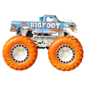 HOT WHEELS MONSTER TRUCK GLOW IN THE DARK MASINUTA BIGFOOT SCARA 1 LA 64 - Img 4