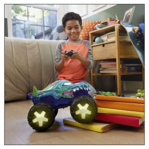 HOT WHEELS MONSTER TRUCK MEGA WREX ALIVE RC SCARA 1 LA15 - Img 3