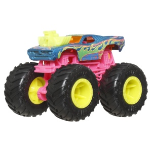 HOT WHEELS MONSTER TRUCK SI MASINUTA METALICA RODGER DODGER VERDE - Img 7