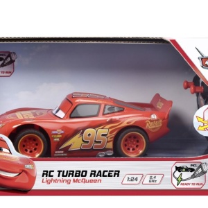 JADA CARS TURBO RACER MASINA CU TELECOMANDA FULGER MCQUEEN SCARA 1 LA 24