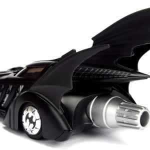 JADA DC SET BATMAN FOREVER FIGURINA BATMAN SI MASINUTA METALICA BATMOBILE SCARA 1 LA 24 - Img 3