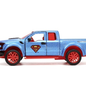 JADA DC SET FIGURINA METALICA SUPERMAN SI MASINUTA 2017 FORD F 150 RAPTOR SCARA 1:32 - Img 3