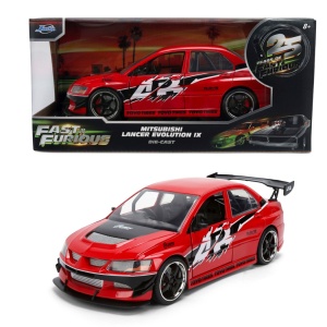 JADA FAST AND FURIOUS MASINUTA METALICA MITSUBISHI LANCER EVOLUTION IX SCARA 1 LA 24 - Img 5