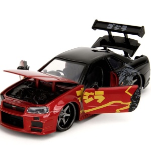 JADA GODZILLA MASINUTA METALICA NISSAN SKYLINE GTR SCARA 1 LA 24 - Img 7