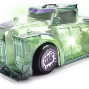 JADA MARVEL MASINUTA LIGHT HERO HULK CU SUNETE SI LUMINI SCARA 1:32 - Img 3