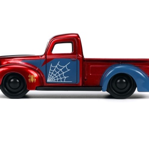 JADA MARVEL SET MASINUTA METALICA FORD PICK UP SCARA 1:32 SI FIGURINA METALICA SPIDER MAN - Img 6