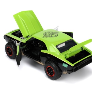 JADA MASINUTA METALICA TESTOASELE NINJA RAPHAEL CHEVY CAMARO 1:24 - Img 5