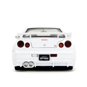 JADA SET FIGURINA METALICA 6CM SI MASINUTA NISSAN SKYLINE GTR SCARA 1 LA 24 - Img 4