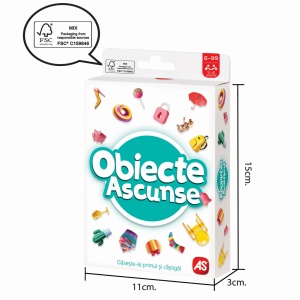 Joc de societate, AS, Obiecte ascunse, 30 cărți, multicolor, 17.5x11x3.2cm - Img 4