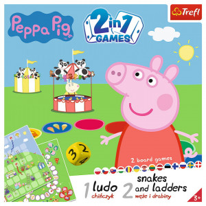 Joc Trefl 2 in 1 - Peppa Pig, Ludo si Serpisori si Scari - Img 5
