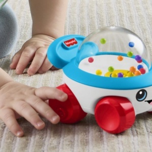 Jucarie de impins Fisher Price - Corn Popper - Img 8