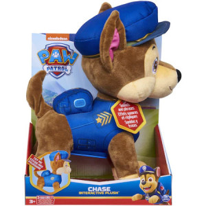Jucarie de plus interactiva Paw Patrol - Chase, cu sunete si vibratii - Img 1