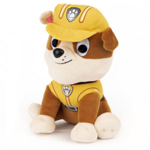 Jucarie de plus Paw Patrol - Rubble, 22.8 cm - Img 4