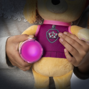 Jucarie de Plus Paw Patrol, Skye Snuggle Up, 30cm - Img 3