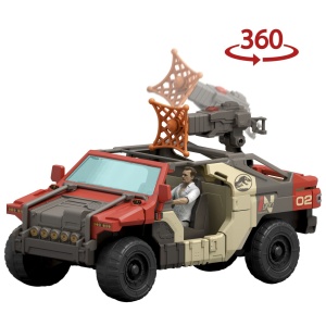JURASSIC WORLD REBIRTH SET VEHICUL DE LUPTA LAUNCH N BATTLE CU FIGURINE SI ACCESORII - Img 7