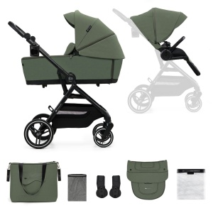 KINDERKRAFT MULTIFUNCTIONAL STROLLER YOXI 2IN1 MYSTIC GREEN - Img 2