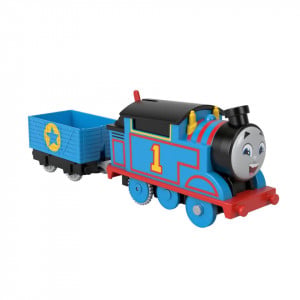 Locomotiva motorizata Thomas cu un vagon Thomas si Prietenii, 21 cm - Img 3