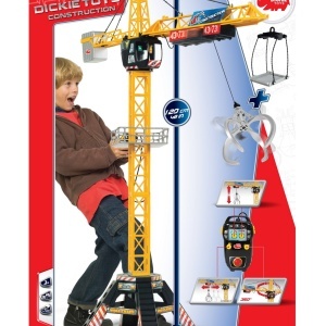 Macara turn cu telecomanda Dickie Mega Crane, 120 cm, multicolor, cu accesorii incluse - Img 2