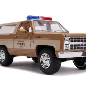 MACHETA METALICA 1980 CHEVY POLICE K5 SCARA 1 LA 24 - Img 5