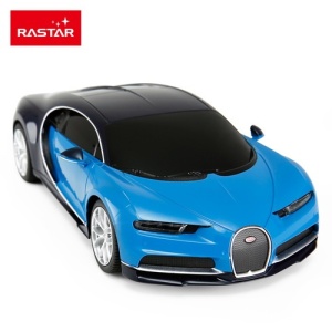 MASINA CU TELECOMANDA BUGATTI CHIRON ALBASTRU CU SCARA 1 LA 24 - Img 6