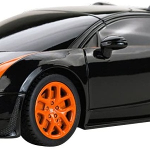 Masină cu telecomandă Bugatti Grand Sport Vitesse, neagră, 1:24, 18.6x9x5.2cm - Img 4