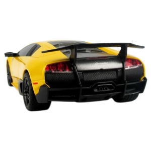 MASINA CU TELECOMANDA LAMBORGHINI MURCIELAGO LP670 GALBEN CU SCARA 1 LA 24 - Img 3