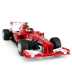  Masina cu telecomanda Rastar Ferrari F1, 1:18, dimensiuni 26x12x7.4cm, 2WD, multicolor - Img 4