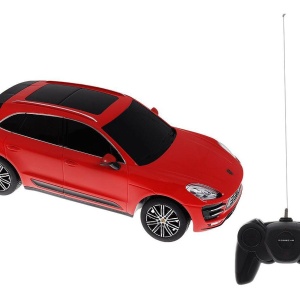 Masina cu Telecomanda, Rastar, Porsche Macan Turbo, Rosu, 1:24, 19.5x9.2x6.7 cm - Img 7