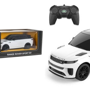 Masina cu telecomanda Rastar Range Rover Sport SV Alb, scara 1:24, 20.4x9.2x7.4cm - Img 4