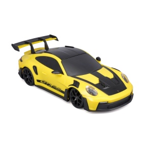 Masinuta cu sunete si lumini Porsche 911 GT3 RS, Maisto, scara 1:24, galbena - Img 3