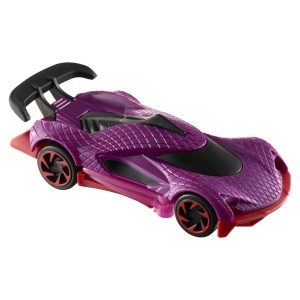 Masinuta Hot Wheels Street Shrieker, scara 1:32, transformare activa, mov, 21.5x16.5x7cm - Img 3