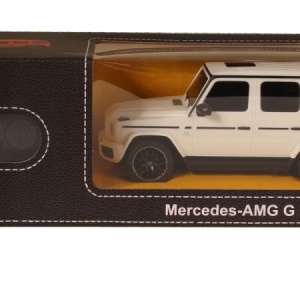 Masinuta Rastar RC - Mercedes-Benz G63, alb, 1:24